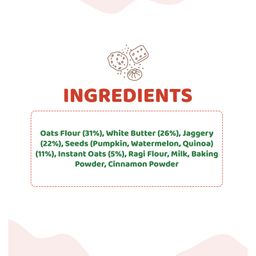 Ancient Roots Oats & Seeds Cookies |Namkeen Cookies Pack Of 2 ( 150 g Each ) image 3