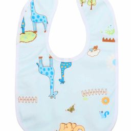 Fantasy India Baby Soft Feeding Bibs Apron Cute Multi Print with Tich Button Waterproof Pack of 2 (Assorted) image 4
