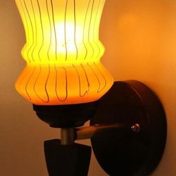 SOMIL Yellow Glass Cylinder Wall Lamps-image-70