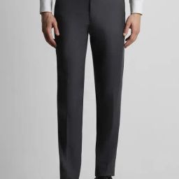 Peter England Grey Slim Fit Trousers-picture-24