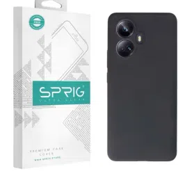 Sprig Liquid Silicone Back Cover for REALME 10 PRO PLUS 5G (Grey)-image-91