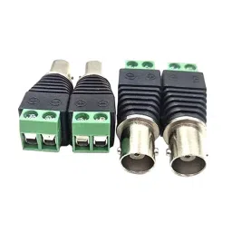 Mak World CCTV BNC Female Connector with Solderless Screw Terminal (Pack of 100)-19