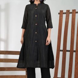 Charukriti Women Pure Cotton Kurta with Trousers-picture-55