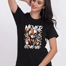 Moda Rapido Women Drop-Shoulder Sleeves T-shirt-picture-26
