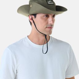 BOLDFIT Unisex Green Solid Safari Sunhat-image-18