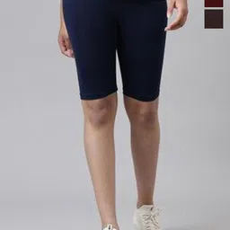 AMUL COMFY Girls Pack Of 3 Cotton Cycling Shorts-image-19