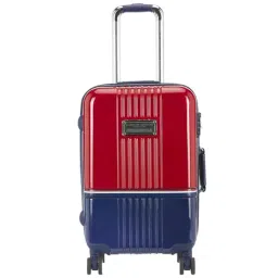 Tommy Hilfiger Twins Plus Red & Navy 4 Wheels Large Hard Cabin Trolley - 51 cm-image-16