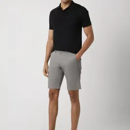 Van Heusen Grey Regular Fit Printed Shorts image 4
