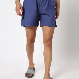 Bewakoof Blue Cotton Regular Fit Boxers-picture-44