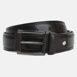 BAGATT Parma Brown Leather Solid Waist Belt-image-70
