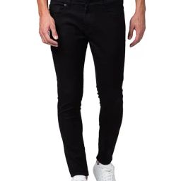 Spykar Black Tapered Fit Stretchable Jeans-image-69