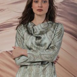 RAREISM Green Polyester Printed Long Sleeves Top-image-38