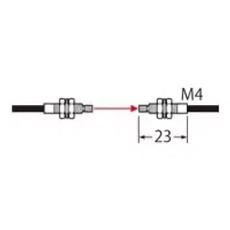Panasonic Thru-Beam Type Heat Resistant Fiber R25 mm, FT-H20-M1-15