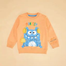 Pantaloons Baby Orange Sweatshirt-image-33
