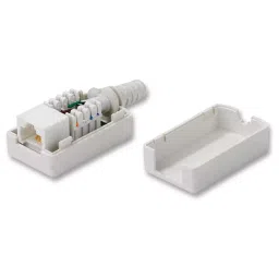 TUK INLINE SOCKET, RJ45, 8P8C, CAT6, WHITE, SILWH-3