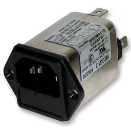 CORCOM - TE CONNECTIVITY FILTER, INLET, IEC, 3A, 250V AC, 3EGG1-1 SHORT VERS-13