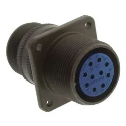 AMPHENOL INDUSTRIAL CIRCULAR CONNECTOR RECEPTACLE, SIZE 18, 10 POSITION, WALL, 97-3100A-18-1S-image-19