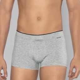 XYXX Light Grey Melange Cotton Trunks-picture-33