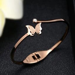 YouBella Gold Plated Stylish Latest Design Butterfly Charm Bracelet-29