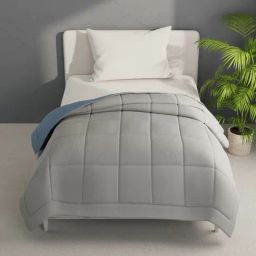 Bianca Multicolor Microfibre Solid Single Comforter-29