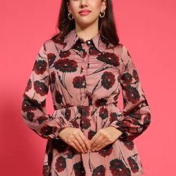 Oxolloxo Pink Floral Top-picture-28