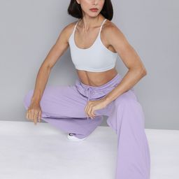PumaWomen  Blue Exhale Ribbed Low Impact Yoga Bra With Styled Back Yoga Bra-image-31