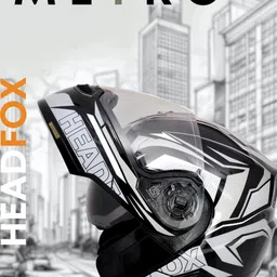 HEADFOX Smart Bluetooth Helmet with Flash Lights image 3
