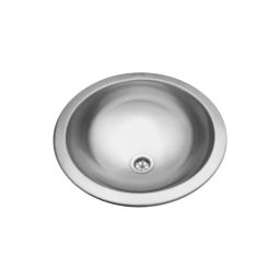 Nirali BG Wash Basin Pearl Series Big 450 mm (17¾ inch) Satin Finish Stainless Steel, Globus Deep-image-62