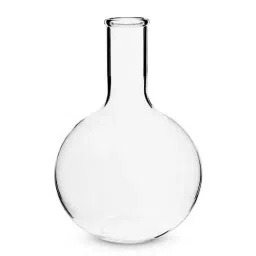 GENERIC Boiling Flask Round Bottom Transparent Borosilicate Glass 1 L Capacity, RB1000-40