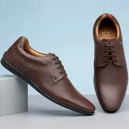 Arrow Men's Brown Derby Shoes-picture-29