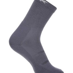 Reebok Grey Textured Small Cotton Quarter Length Socks-image-64