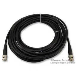 L-COM CABLE ASSEMBLY, COAXIAL, RG59A, BNC M/M, 25FT, BLACK, CC59A-25-29