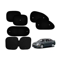 Auto Pearl Black Window Sunshade Curtains for Jetta-image-8