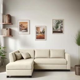 Trevi Bingo Sectional LHS 5 Seater Sofa (Creamy Cashmere)-image-76