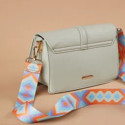 Ginger by Lifestyle PU Structured Sling Bag with Tasselled image 4