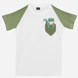 RISH Unisex White & Green Printed T-Shirt-image-82