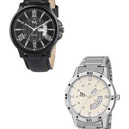 WM Men Black & Beige Analogue Watch DDWM-036-56
