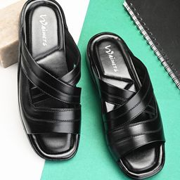 WAINERS Men Leather Comfort Sandals-image-49