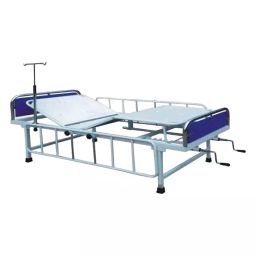 A ONE HOSPICARE Patient Care Fowler Bed with SS Panel and Railing, AOH - 155 (B)-27