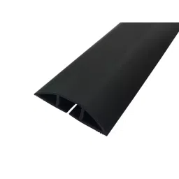 RS PRO Cable Cover 1 m Black in PVC 22 mm, 8659607-5