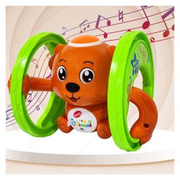 Bunie Key Operated Rolling Dog Toy with Light and Music  Pack of 1 Random Color-12