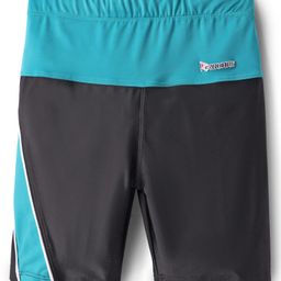 ROVARS Color Block Swimming Trunk - Black & Teal Blue-image-71