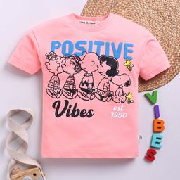 YK X Tinyo Boys Peanut Printed Cotton T-Shirt-image-79