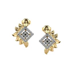 VALANOVA 14K Yellow Gold 0.46 Ct Lab Grown Diamond Earrings-image-63