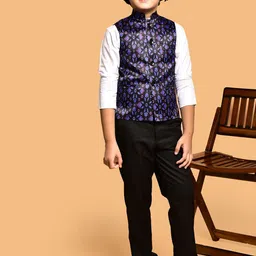 PRINTINDIA Boys Printed Nehru Jacket-14