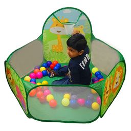magicwand MagicwandLarge Size Jungle Theme Basket Ball Pool with 50 Balls8 CMS XX-Large image 5