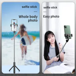 ANY KART Wireless Bluetooth Shutter Remote with extra cell Compatible Selfie Stick Tripod Tripod Kit, Monopod, Tripod, Tripod Bracket image 4