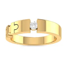 PC Jeweller 22k Yellow Gold Riocard Ring for Men-image-97