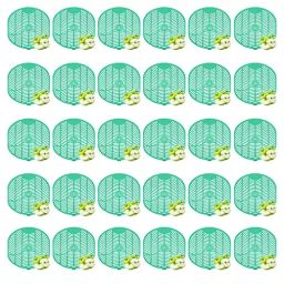 Zureni Urinal Pot Mat Anti-Splash Deodorizer Spatter Green Apple Fragrance For Bathroom and Restroom, ZU-USF-0030GR (Pack of30)-image-93