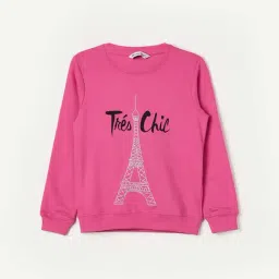 Fame Forever by Lifestyle Girls Pink Cotton Printed Full Sleeves-picture-47